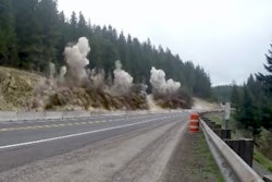 Oregon Mount Hood Safety project blasting