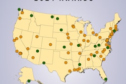 2014 USDOT TIGER awards map