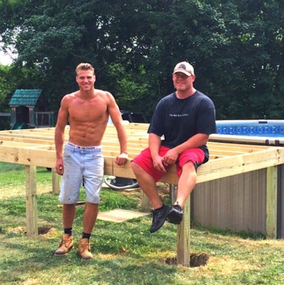 The Instagram post that landed former construction worker Matthew Noszka a modeling career. Credit: matthew_noszka Instagram
