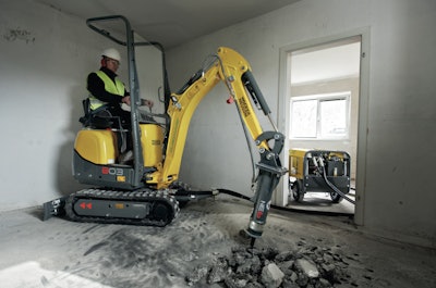 Wacker Neuson 803 dual-power compact excavator