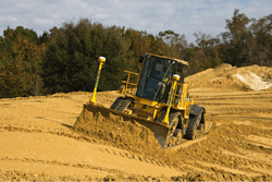 According to Trimble its new GradeMax Plus technology can speed up GPS guided dozing by 35 to 40 percent.