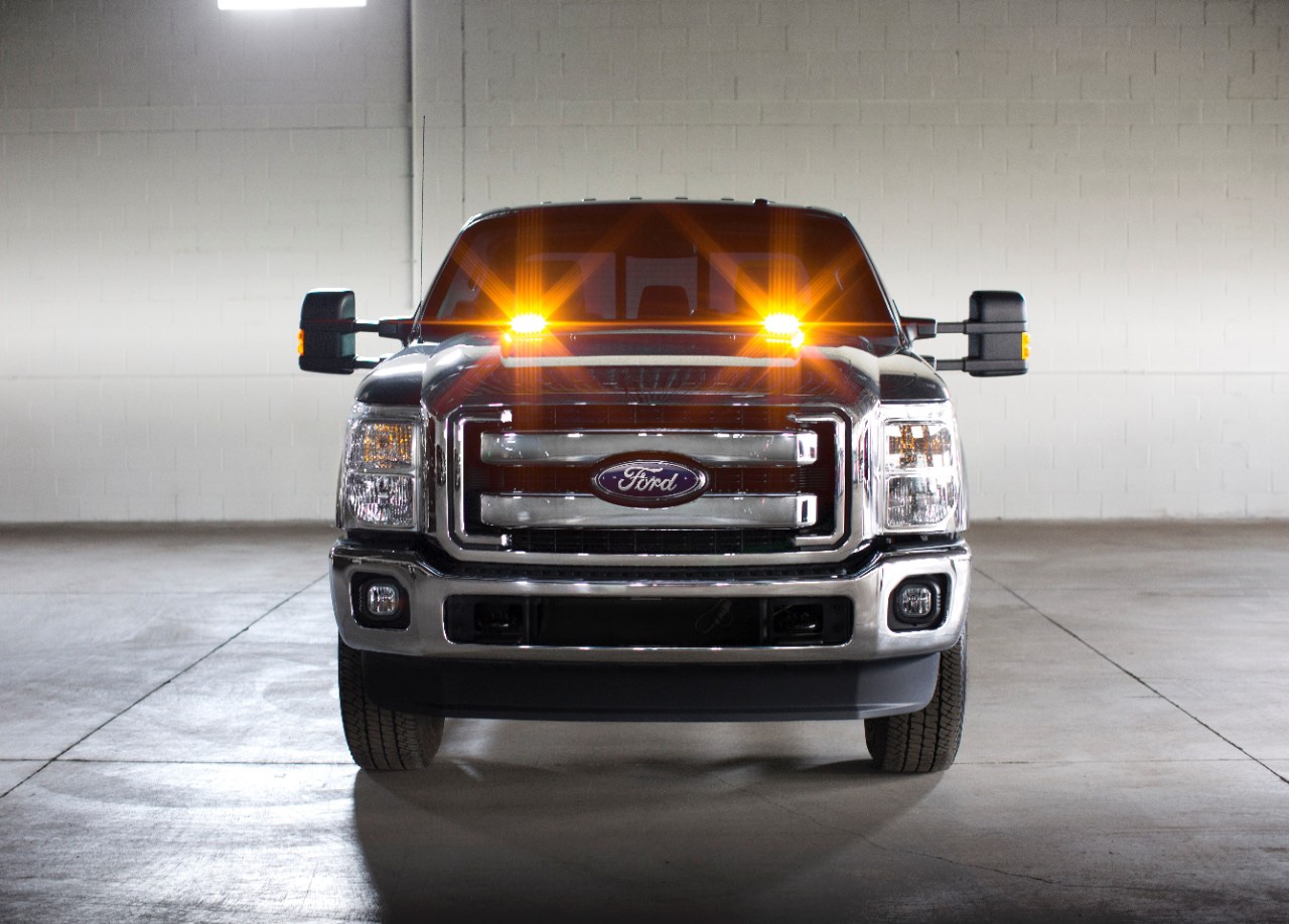 ford super duty factory strobe lights