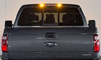 Ford’s LED strobe kit uses high-intentisty LEDs for maximum visibility.