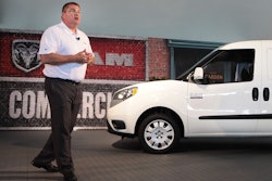 Robert Hegbloom, Ram Truck president, introducing the 2015 Ram ProMaster City van.