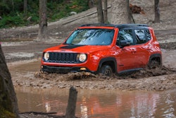 The Compact Utility Vehicle award went to the agile 2015 Jeep Renegade Trailhawk.