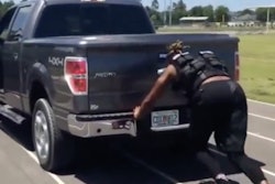 Alabama Football Derrick Henry pushing F-150 Roll Tide