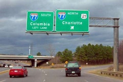Interstate 77 in North Carolina.