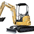 Kobelco’s SK25SR compact excavator.