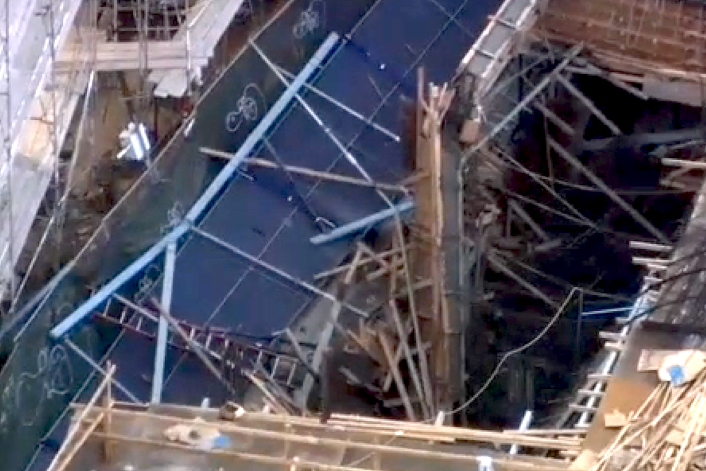 LA construction collapse