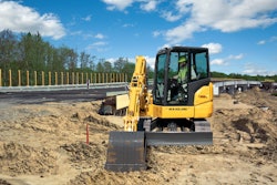 New Holland E55BX compact excavator
