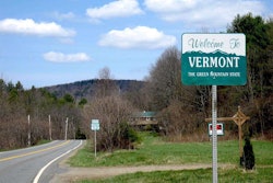 Vermont welcome sign