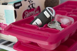 keys in the freezer