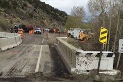 The scene of the crash. Credit: Jim Holt/CBS Denvery