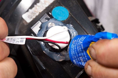 Make sure there's plenty of sealant used. You don;t want water getting into the headlight or on the flash tubes.