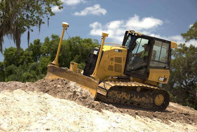 With the hardware hooked up, Cat’s ARO-enabled dozers, like the K2 seen here, can function as full-blown GPS machines.