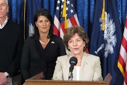 South Carolina Transportation Sec. Janet Oakley speaks following Gov. Nikki Haley’s announcement of her appointment in 2014. Oakley submitted her resignation June 1.