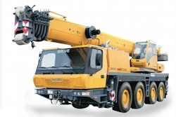 The Grove GMK4100B will soon shed it’s yellow coat of paint for fatigues.
