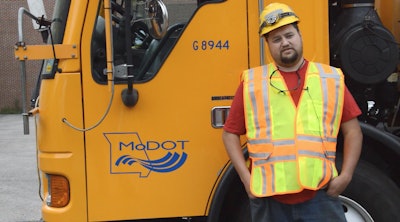 MoDOT work zone crash video