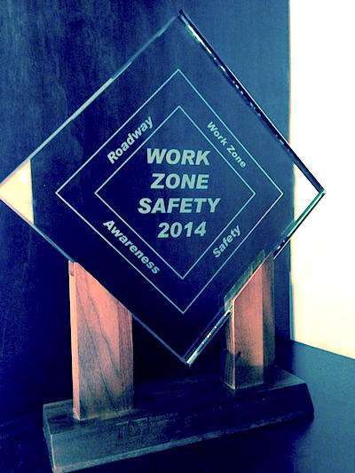 Roadway Work Zone Safety Awareness Award