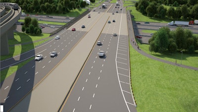 A rendering of the Route 7 project in Fairfax County.