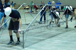 University of Florida students compete in the 2015 National Student Steel Bridge Competition.