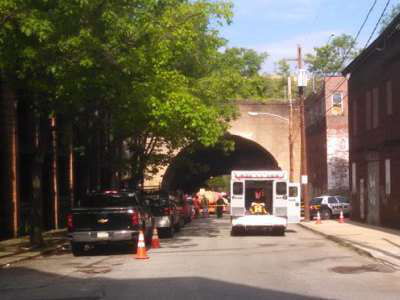 Worker killed under overpass in Pittsburgh