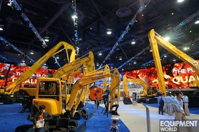 ConExpo 2014 - Day 1 - North Hall Equipment