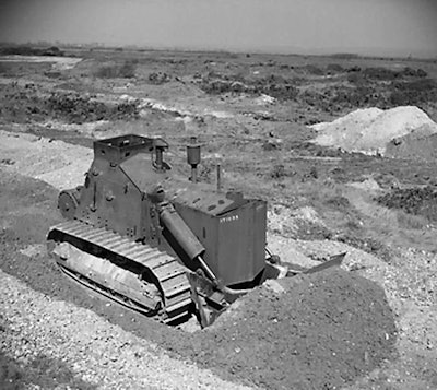 Bulldozers and tank dozers used in D-Day invasion