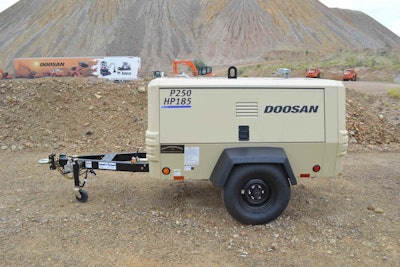 DOOSAN P250/HP185 TIER 4 COMPRESSOR: Handle a range of applications with the Tier 4 Final-compliant P250/HP185 portable air compressor from Doosan Portable Power, which operates at either 250 cfm at 100 psi or 185 cfm at 150 psi. Useful for general construction applications including powering multiple hand-held pneumatic tools, the two-in-one compressor features variable pressure […]
