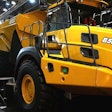 A Bell B50E at the Intermat 2015 tradeshow in Paris.
