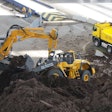RC scale model construction equipment performing at the Intermat trade show in April.