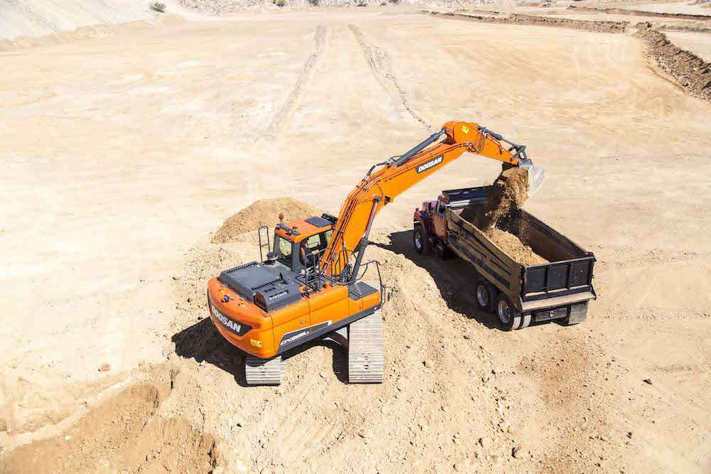 Doosan DX225LC-5 crawler excavator