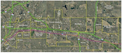 I-70 East Project proposal map
