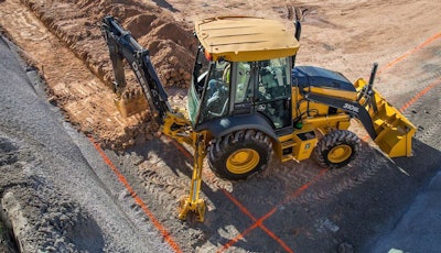 John Deere 310SL backhoe