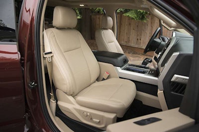 Lariat interior is spacious, comfortable and well-appointed. Legroom is abundant.