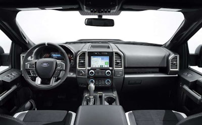 All-new F-150 Raptor's interior design is about creating a comfortable place for the driver and passengers to enjoy their time on-road and off-road.