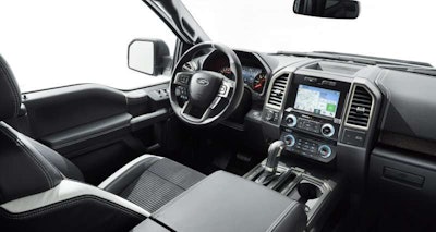 All-new F-150 Raptor's interior design is about creating a comfortable place for the driver and passengers to enjoy their time on-road and off-road. Added content includes interior upgrades, three color material levels and paddle shifters to manually shift the 10-speed transmission.