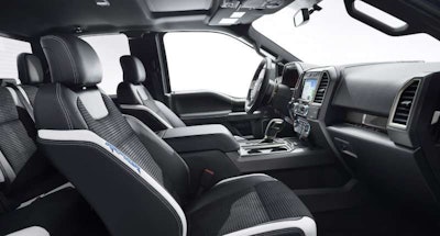 While the exterior design of the all-new F-150 Raptor is about creating an image, the interior design is about creating a comfortable place for the driver and passengers to enjoy their time on-road and off-road.