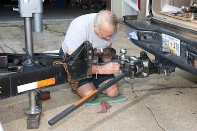 Installing a Husky Centerline hitch is an excellent way to cure the ills of towing heavy trailers with lighter vehicles.