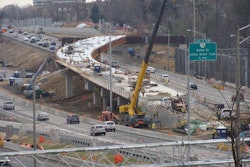 flyover ramp at the northern part of the Interstate 95 Express Lanes