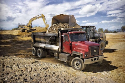 A Cat CT681 in a dump configuration.