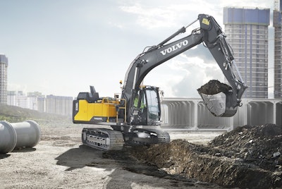 Volvo E-Series crawler excavator EC160E