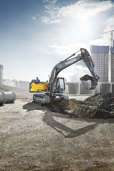 Volvo E-Series crawler excavator EC160E