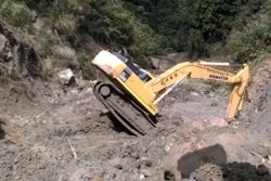 Extreme excavator operation