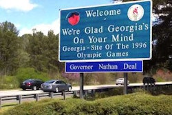 Georgia welcome sign highway