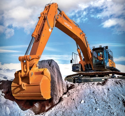 Hitachi Zx470 Lc 6 Excavator Digging