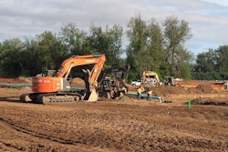 Home construction site prep