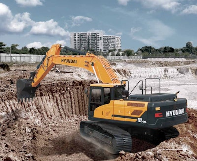 Hyundai’s HX300L excavator
