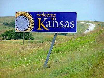 Kansas Welcome Sign