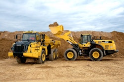 Komatsu’s new WA470-8 wheel loader boasts a 6-percent increase in fuel economy over its predecessor.